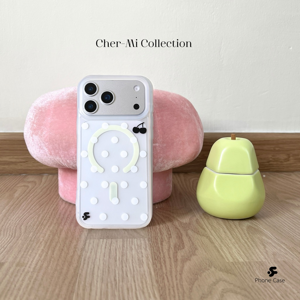 เคสโทรศัพท์ feelsogood.co with magnetic | CHERMI Collection Frosted เคสใสขุ่น สัมผัสนุ่ม ไม่เป็นรอยนิ้วมือง่าย