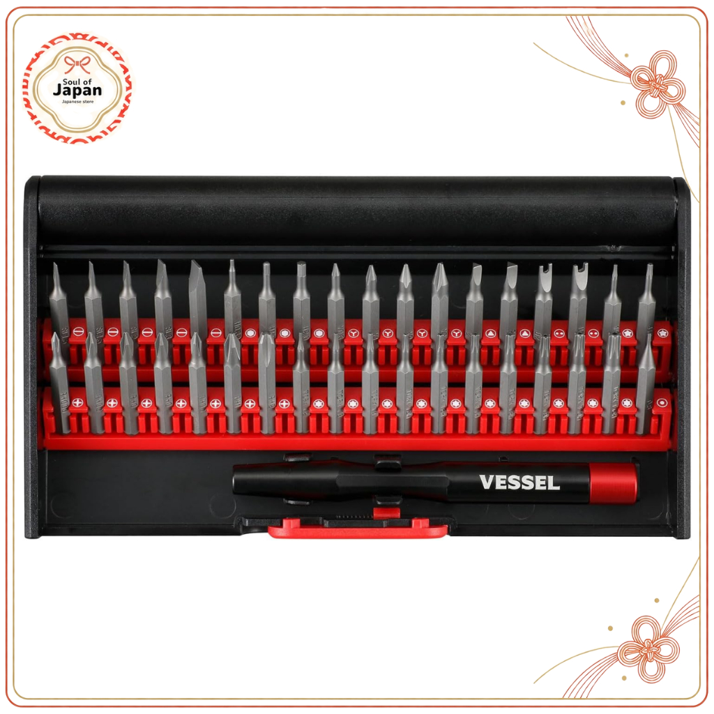 Vessel Precision Screwdriver Set 6-Piece for Electronics Repair【Direct from Japan】