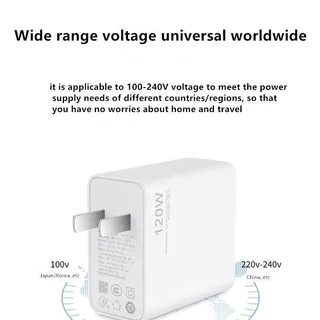 รับประกัน 1 ปี ชุดชาร์จเร็วซูเปอร์แฟลช XM 120W 240W หัวชาร์จ+สายType-C 6A Fast Charge สำหรับทุกสมาร์ทโฟน