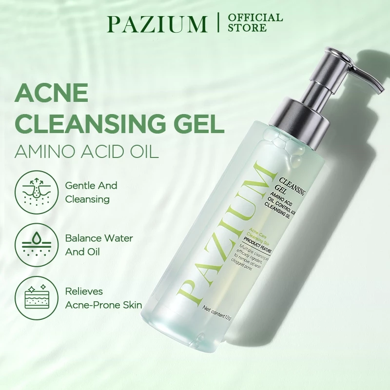 PAZIUM เจลล้างหน้า Cleansing Gel ลดสิว ขจัดเซลล์ผิวเก่า ลดรอยสิว ควบคุมความมัน รูขุมขนกระจ่างใส 120G thumbnail 10