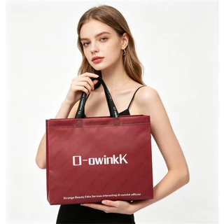 O-owinkK กล่องของขวัญ+ถุงของขวัญ ชุดเซตบรรจุของขวัญสีแดงหรูหรา เหมาะแพ็คของขวัญวันเกิด เทศกาลต่างๆ