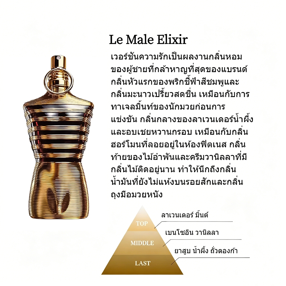 พร้อมส่ง น้ำหอมขายดีScandal & Le Male & Le Beau EDP รูปที่ 7