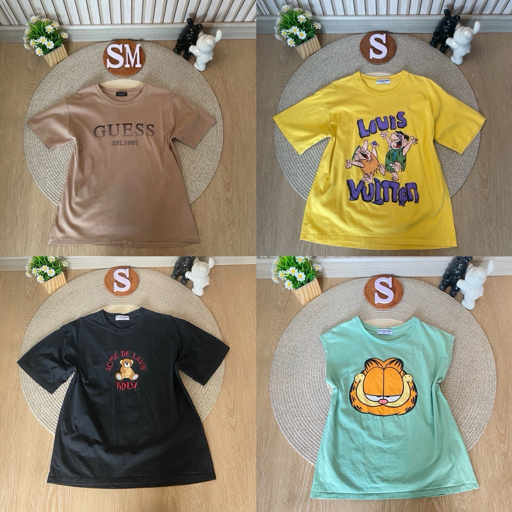🩷เสื้อยืด ป้าย Gi-Ants Shop ไซส์ S/Sm🩷