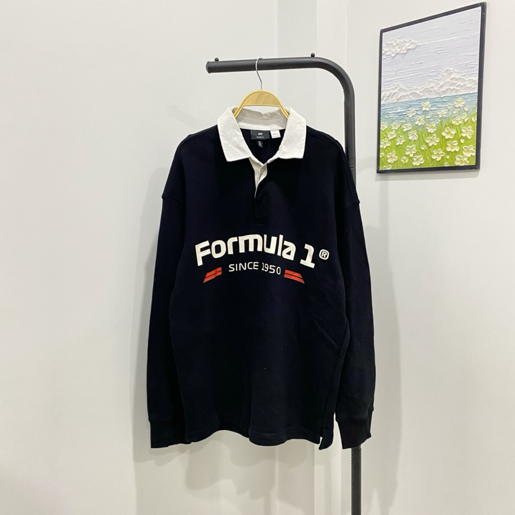 H&M x Formula1 เสื้อสเวตเตอร์ผู้ชาย size L