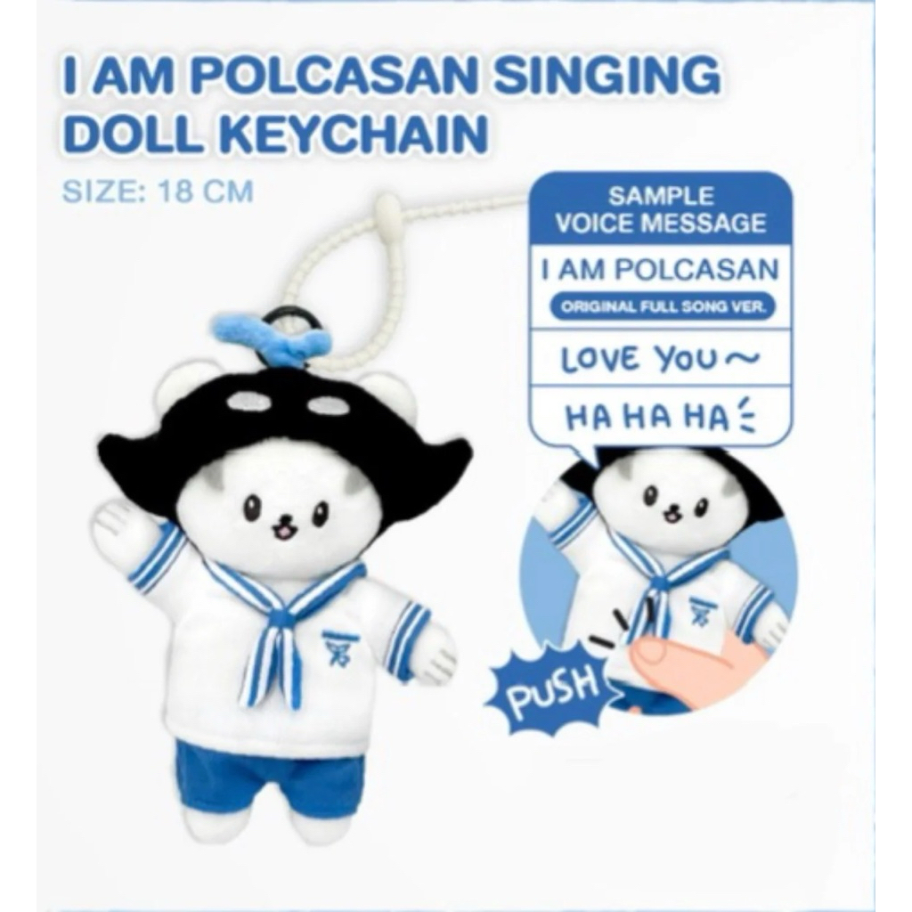 ของแท้/พร้อมส่ง - ตุ๊กตาโพก้าซังร้องเพลงได้ พูดได้ polcasan taynew เตนิว ของใหม่