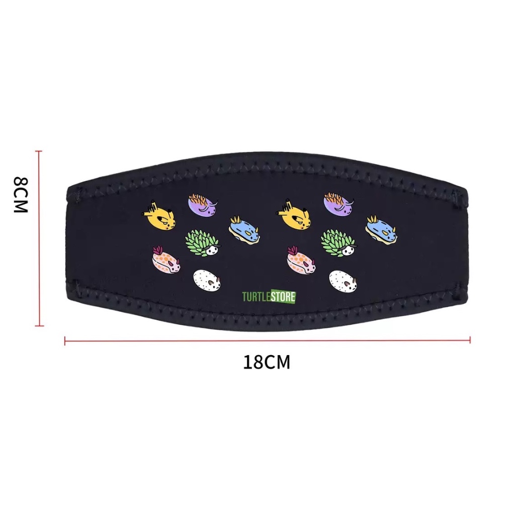 Colorful Mask Strap ผ้ารองทับสายหน้ากากดำน้ำ กันยางกินผม พร้อมส่ง