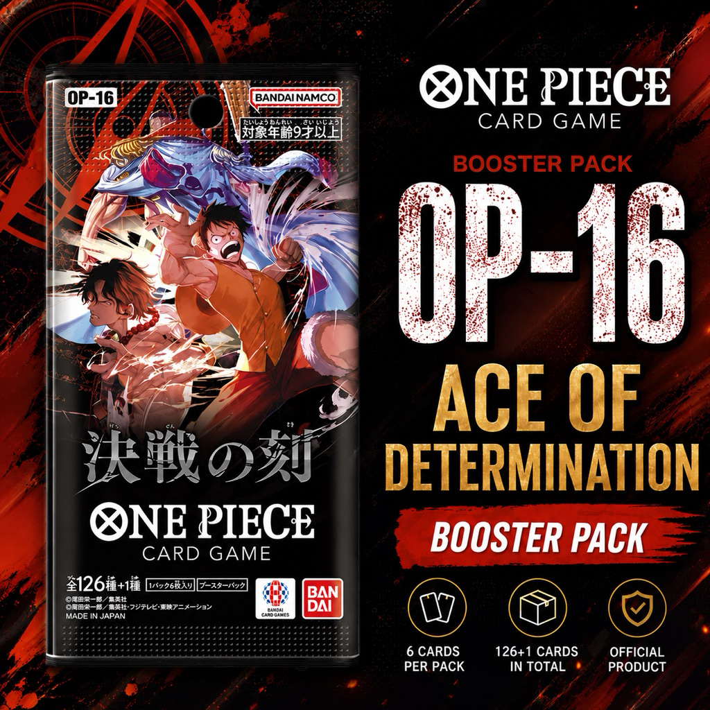 [ย.220] **เรทตั้น** One Piece OP-16 ภาษาญี่ปุ่น / ยกBox 4700