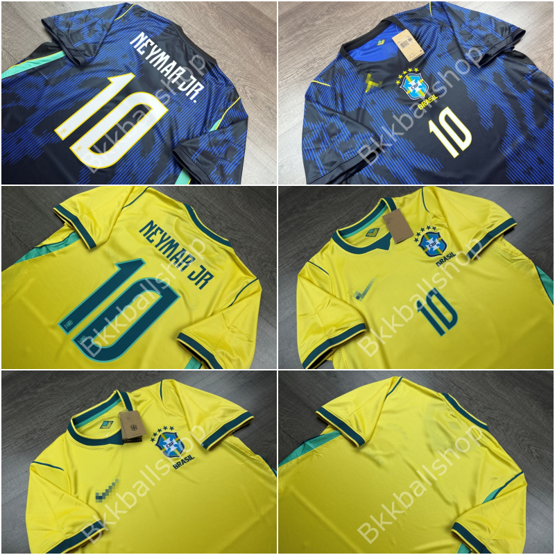 [แฟนบอล] - เสื้อฟุตบอล ทีมชาติ บราซิล Home Away เหย้า เยือน ฟุตบอลโลก ปี 2026