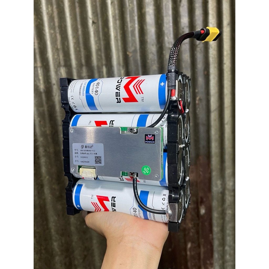 แบตเตอรี่ 8s 28V 20,000mAh Bms 60A Mpower 40140 พร้อมใช้งาน