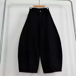 JINJEANS-(XS-9XL) รวมสีรุ่นมินิบอลลูนกางเกงยีนส์ทรงหลวม ขากว้างมาก ขาใหญ่สะโพกใหญ่ ใส่สบาย baggy barrel บอลลูน