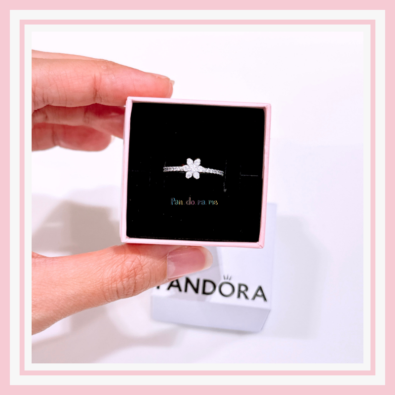 [พร้อมส่ง สินค้าแท้ 💯] แหวนแพนโดร่า รุ่น Sparkling Flower Ring