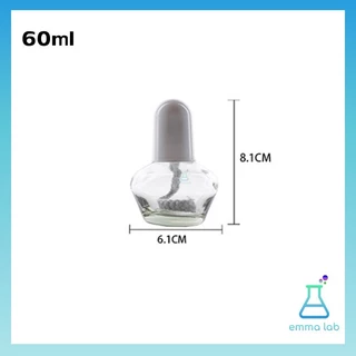 ตะเกียงแอลกอฮอล์พร้อมไส้ Glass Alcohol Lamp ตะเกียงแบบแก้ว ขนาด60ml,150ml
