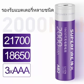 SUPERFIRE Z15 ไฟฉาย UV กำลังสูง 5W 365nm LED อุลตราไวโอเลต ไฟส่อง UV ตรวจคราบปัสสาวะสัตว์เลี้ยง ตรวจปัสสาวะสุนัข แมว