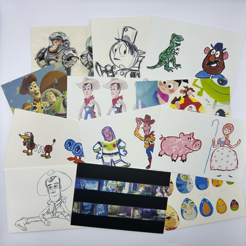 ☀️ Toy Story 🌙  The Art of Pixar postcard Disney โปสการ์ด ดิสนีย์