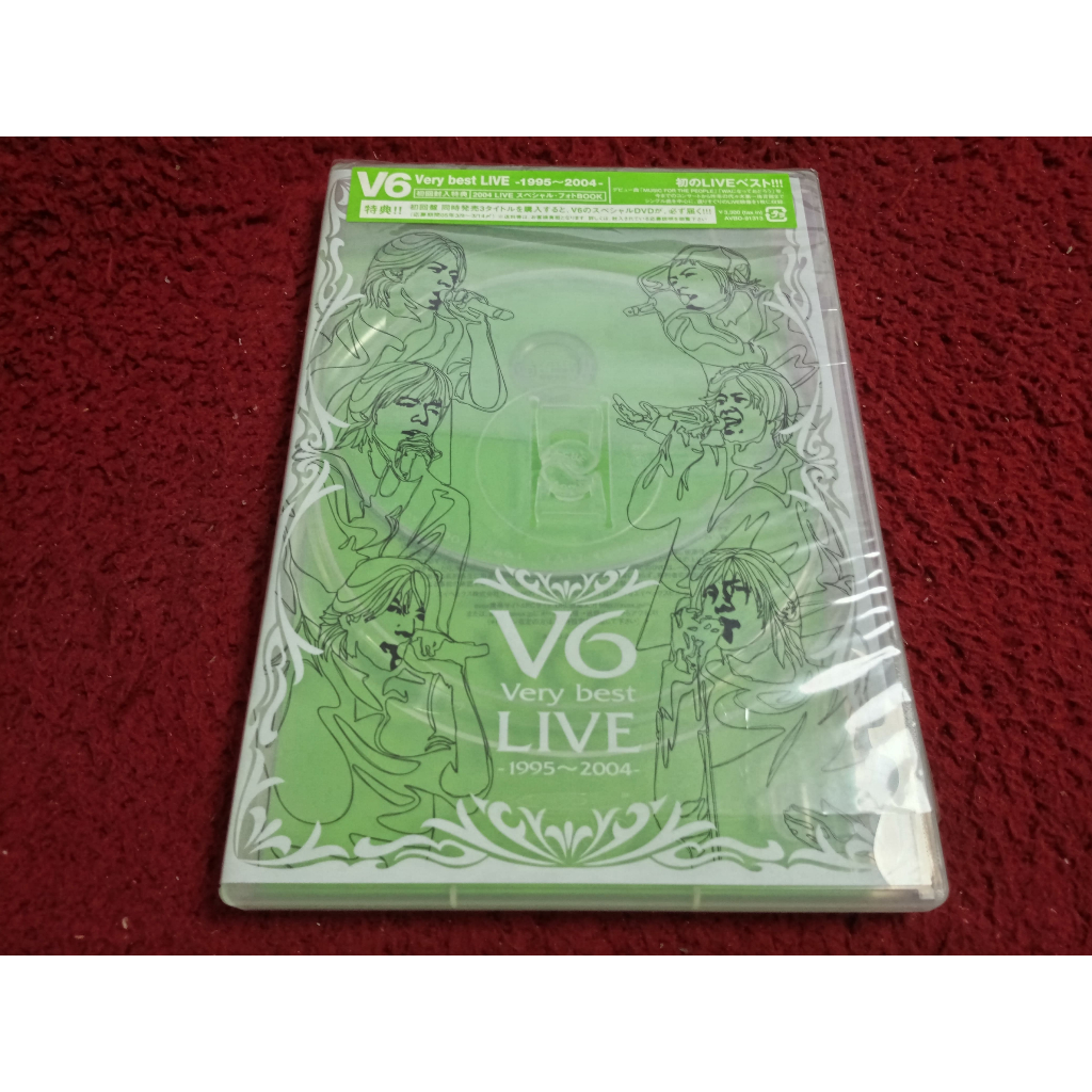 DVD สากล V6 Very best LIVE -1995-2004-  สภาพตามรูปปก A2786