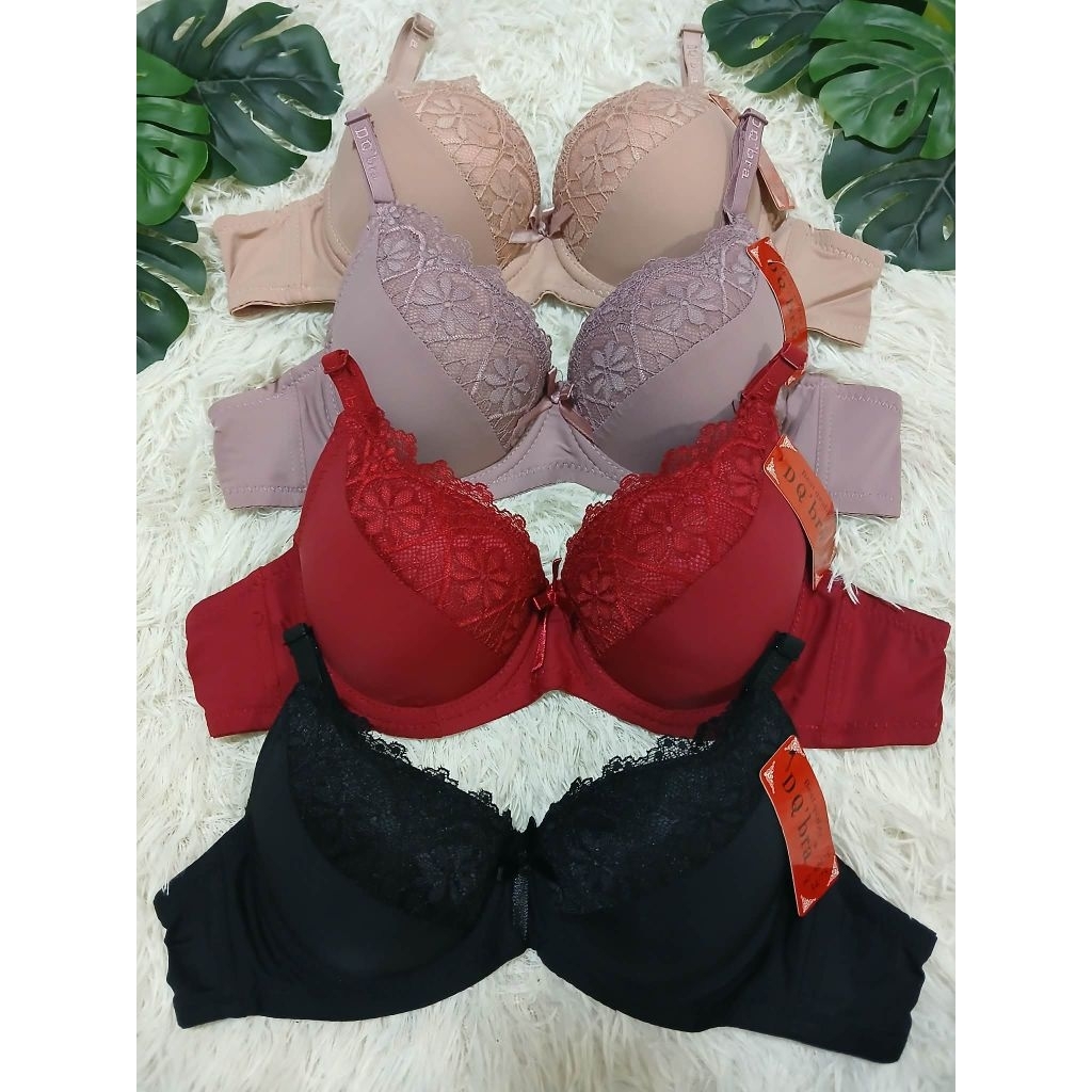 เสื้อในมาลูกไม้เซ็กซี่มีโครง ฟองกลาง🌷🌷ป้ายDQ bra