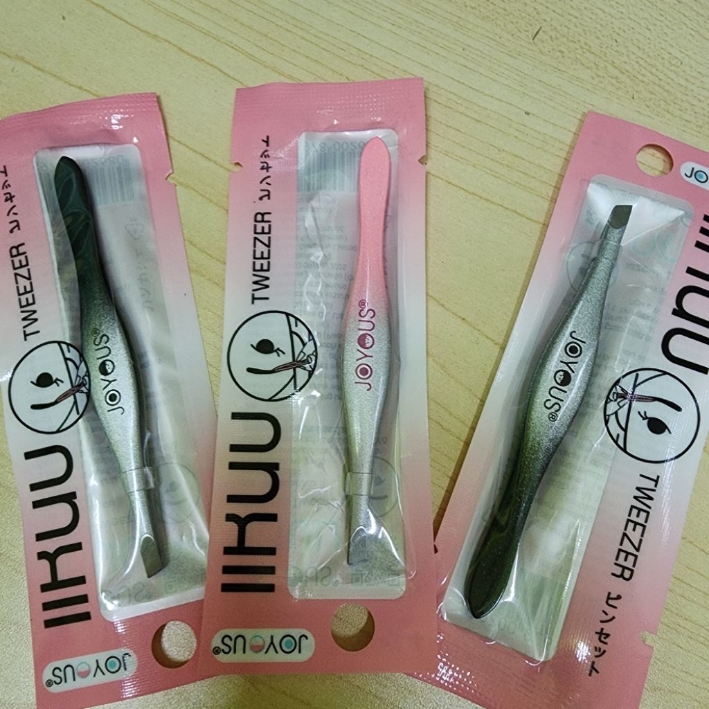 Tweezer joyous stainless แหนบ จอยอัส ของแท้ ถอนหงอก ขนรักแร้