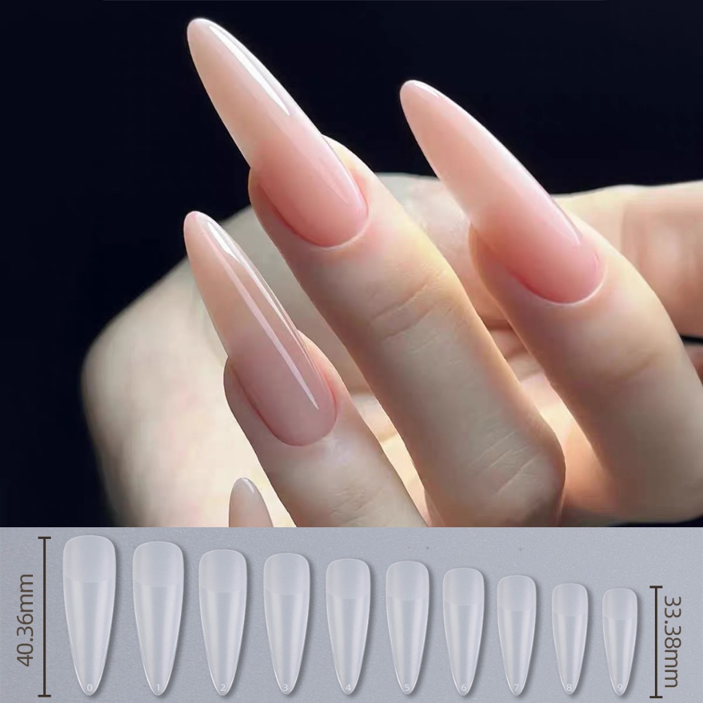 เล็บปลอม pvc บางเฉียบไร้รอย ขุ่นไม่ต้องขัด ไม่แตกหักง่าย รูปที่ 4