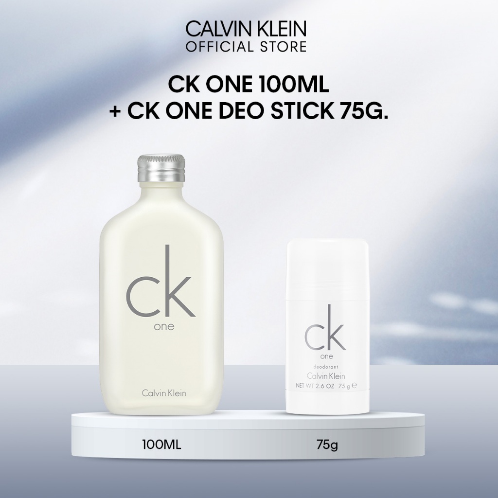 [Exclusive Set] Calvin Klein Fragrances CK One -  เซ็ทน้ำหอม CK One Eau De Toilette 100ml + CK One D