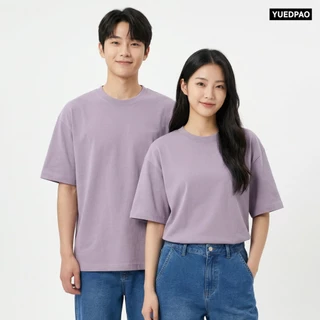 Yuedpao Oversized Feather Comfort 2026 เสื้อยืดโอเวอร์ไซส์ ผ้าหนานุ่ม ทรงสวย ยับยากรีดง่าย เสื้อยืดเปล่า Set Colorful