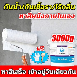 สีทาภายใน สีทาผนัง 3000g สีลาเท็กซ์ สีทาบ้านภายใน