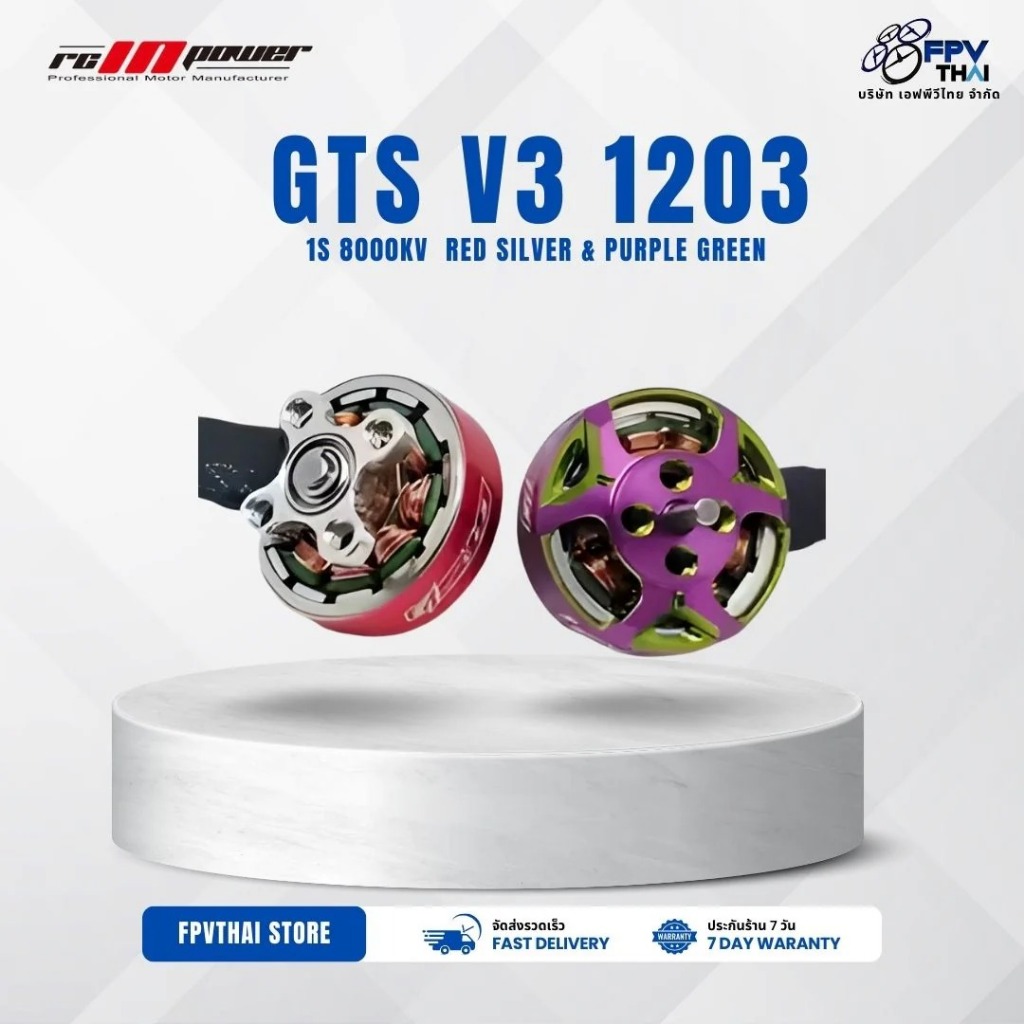 RCINPOWER Brushless Motor GTS V3 1203 8000kv