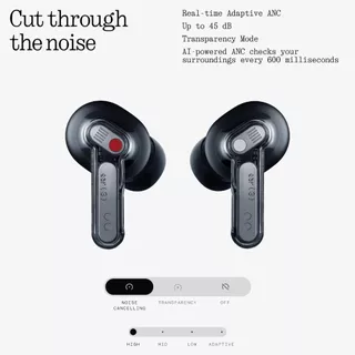 Nothing Ear (3) [ซุปเปอร์ไมค์] - หูฟังไร้สาย True Wireless | iOS + Android | Adaptive ANC | Spatial sound