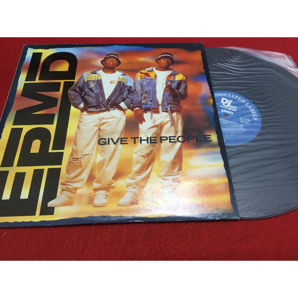 Give the People -  EPMD ขนาด 12 นิ้ว LP ร้าน PinHaiMusic B168