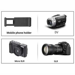 ขาตั้งกล้องมีที่ใส่รีโมทในขาตั้ง ขาตั้งมือถือ ขนาดพกพา รุ่น ฟรี รีโมทบลูทูธ + ถุงผ้าใส่ขาตั้งกล้อง+หัวต่อมือถือ