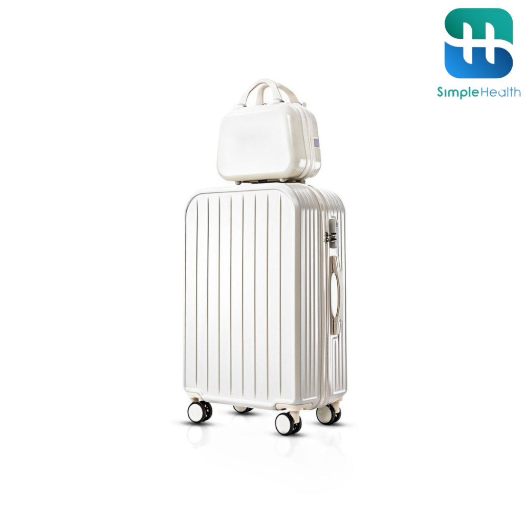 Simple Healthcare กระเป๋าเดินทาง Luggage 20นิ้ว 24นิ้ว 28นิ้ว มีรหัสล็อค หิ้วขึ้นเครื่องได้ ใส่เสื้อผ้า