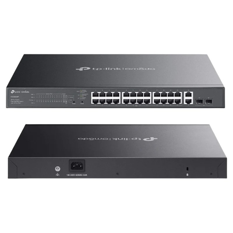 TP-LINK ES228GMP Omada 28-Port Gigabit Easy Managed Switch with 24-Port PoE+