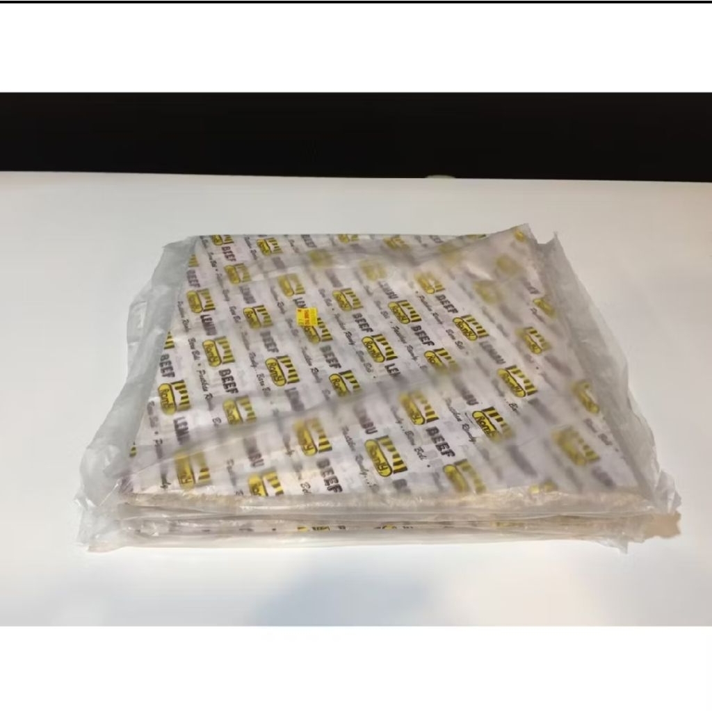 RAMLY burger paper beef and chicken 100pcs