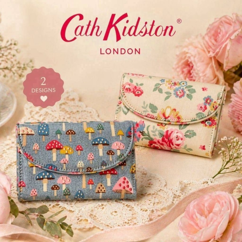 CATH KIDSTON MFS Floder Curve Wallet กระเป๋าสตางค์ 14x10x3 cm.