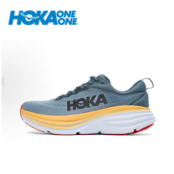HOKA ONE ONE Bondi 8 Low Help Mountain Spring Blue Grey