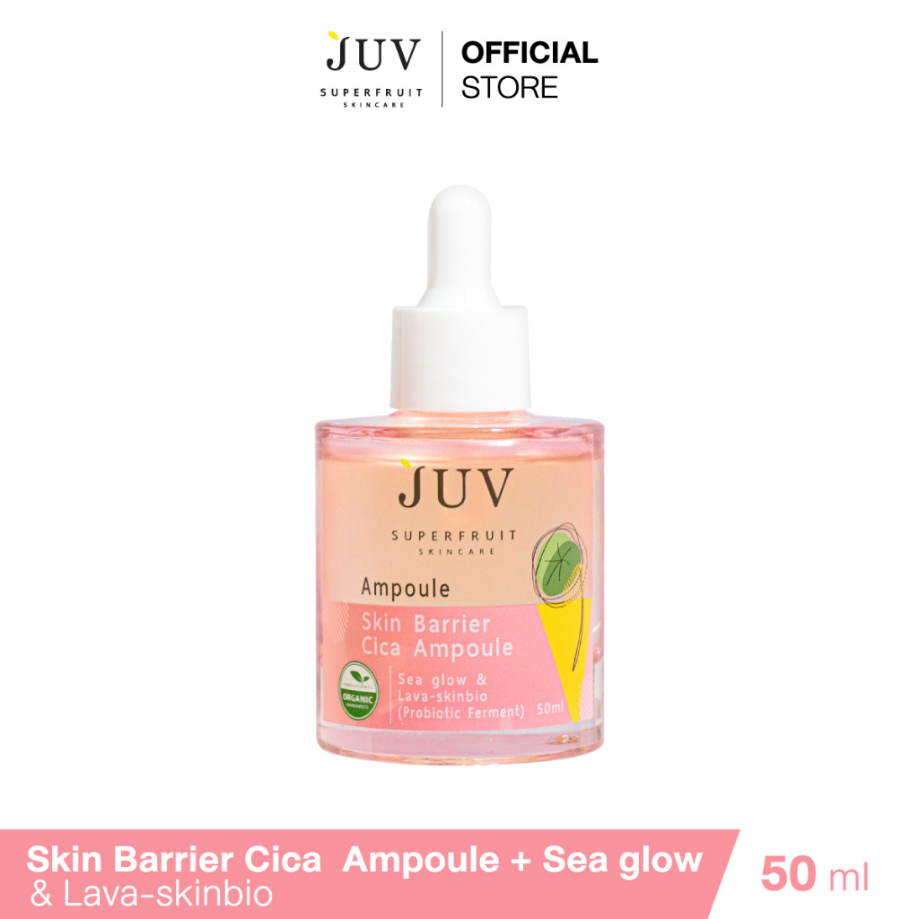 JUV Skin Barrier Cica Ampoule + Sea glow & Lava-skinbio 50 ml