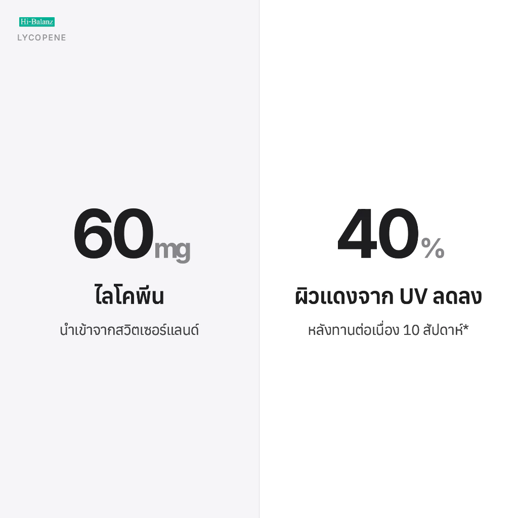 Hi-Balanz Lycopene ไลโคพีน 1 กล่อง 30 แคปซูล thumbnail 4