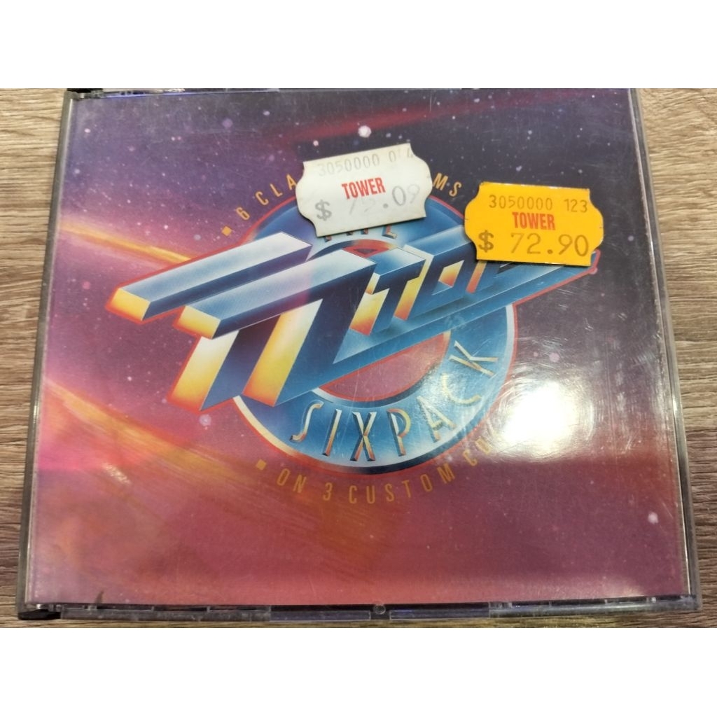 ซีดีเพลง cd music ZZ Top – The ZZ Top Sixpack 3 cd 6 อัลบั้ม แผ่นมือสอง สภาพดี