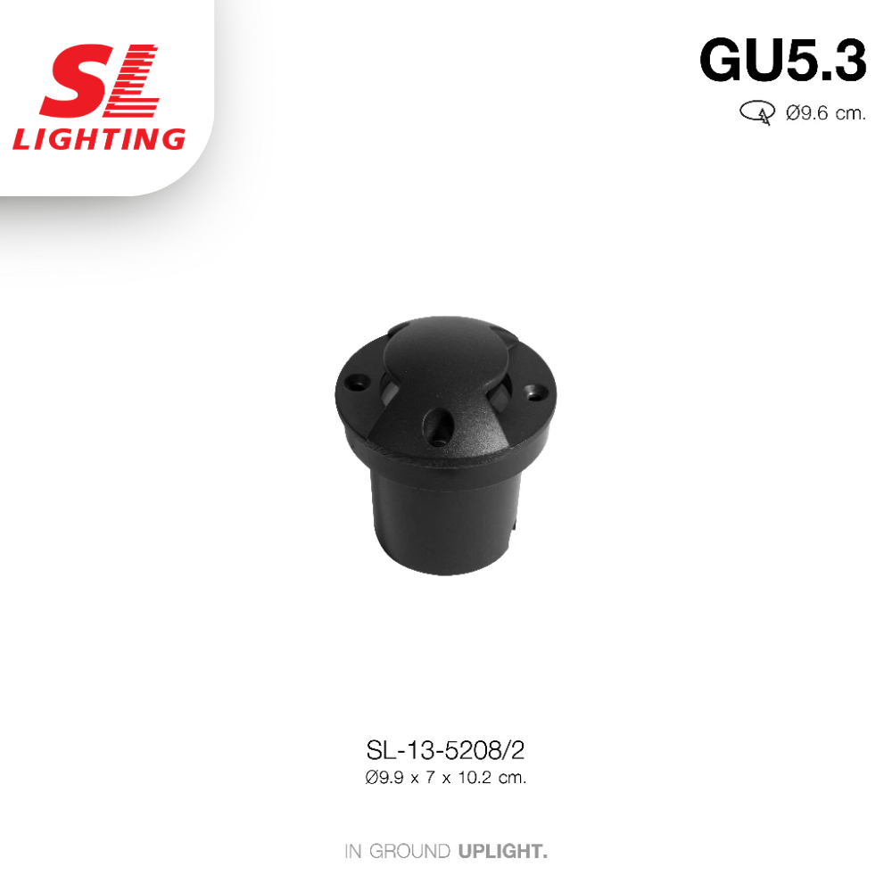 SL Lighting | 13-5207/1, 13-5208/2 โคมไฟฝังพื้น In Ground Uplight ใส่กับหลอด MR16 GU5.3 รวมแวท ราคา ถูกที่สุด โปรบีเคเค แกลเลอรีภาพที่ 3