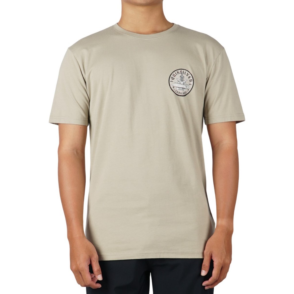 QUIKSILVER เสื้อยืดผู้ชาย Mens As Thailand Pray For Surf-Grey 261 UQYZT06005-TKS0