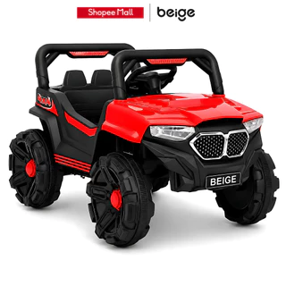 Beige รถแบตเตอรี่เด็ก รถแบตเตอรี่เด็ก รถบังคับเด็กนั่งได้ รถไฟฟ้าเด็ก รถเด็ก รถเด็กนั่ง