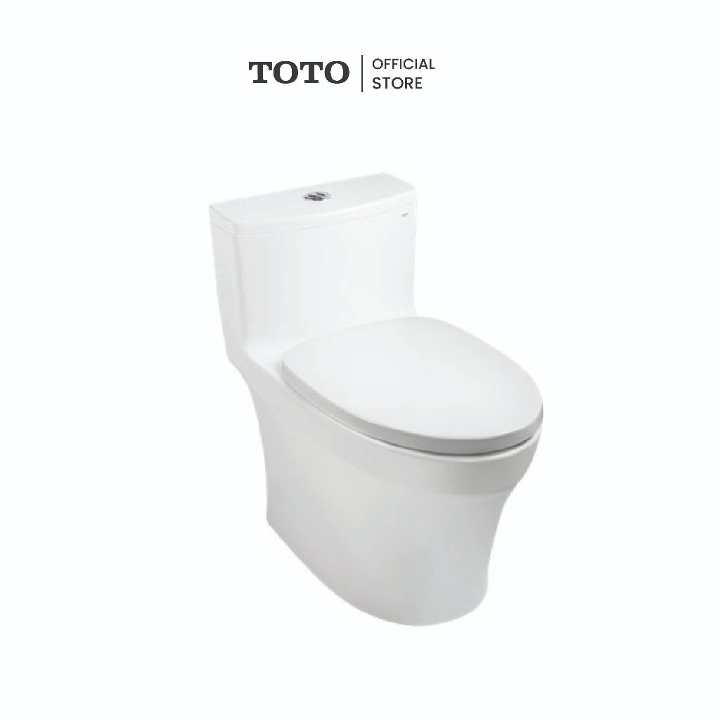 TOTO CW885UV2 สุขภัณฑ์ชิ้นเดียว ใช้น้ำ 4.5/3 L พร้อมฝารองนั่ง Soft Close