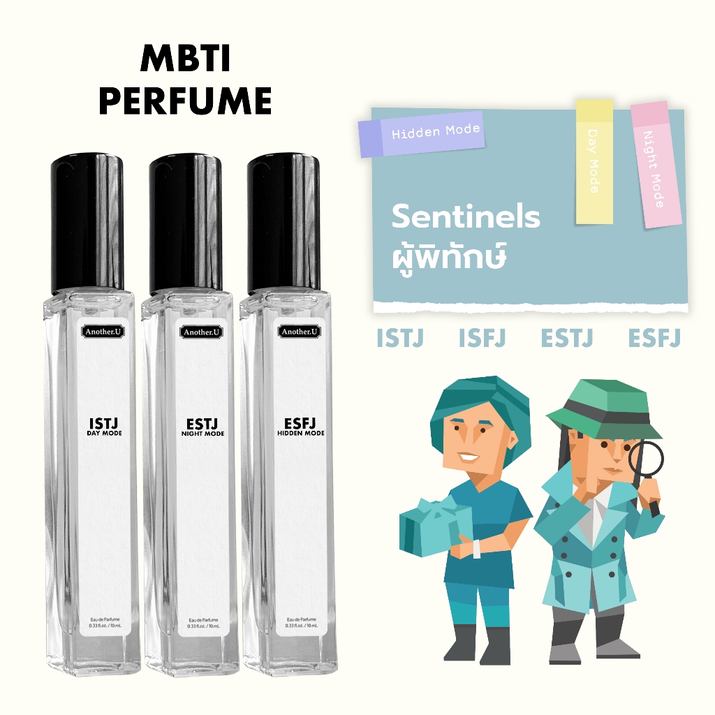 น้ำหอม MBTI สีฟ้า | แบ่งตามบุคลิกและตัวตน By Another.U