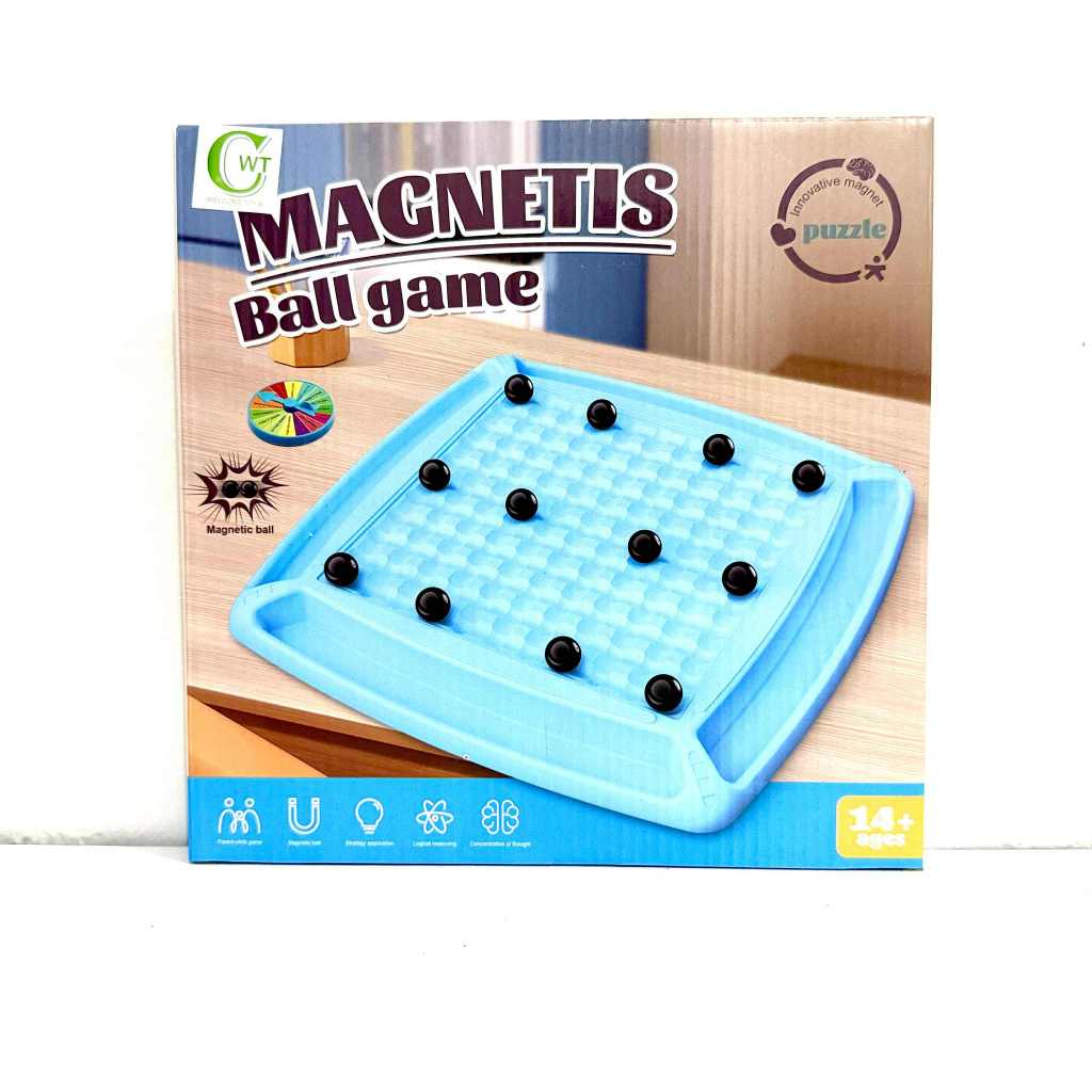 เกมแม่เหล็ก Magnetism เกมฝึกสมองเสริมทักษะการเรียนรู้ แม่เหล็ก 20 ลูก