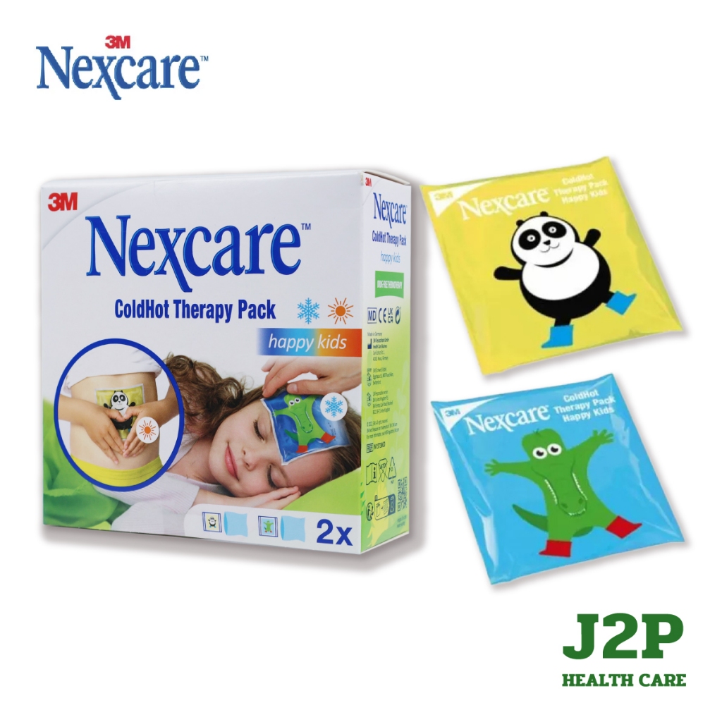 3M Nexcare Coldhot Therapy Happy Kids 2 pcs เน็กซ์แคร์ อุปกรณ์ประคบเย็นและร้อน บรรจุ 2 ชิ้น