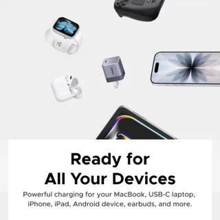 Nexode Air แท้💯 UGREEN Ultra-Mini 45W GaN Foldable Charger for iPhone 17 16 15 Pro Max Samsung S26 S25 S24 S23 Ultra