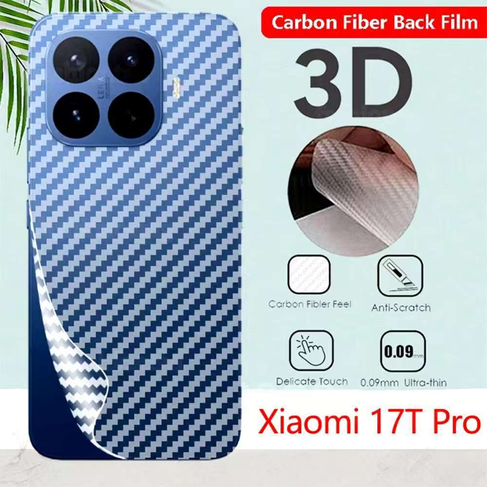Xiaomi17T/Xiaomi 17T Pro(ส่งในไทย)ฟิล์มหลังลายเคฟล่าXiaomi Mi17T/Xiaomi Mi17T Pro/Xiaomi 17T 5G/Xiaomi 17T Pro 5Gตรงรุ่น