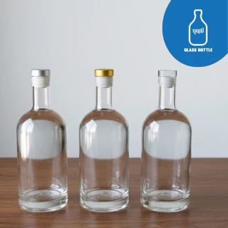 Premium Crystal Liquor Bottle ขวดแก้ว ขวดเหล้า ขวดใส ขวดสุราพรีเมี่ยม ขนาด 750ml (BS-0750-009)