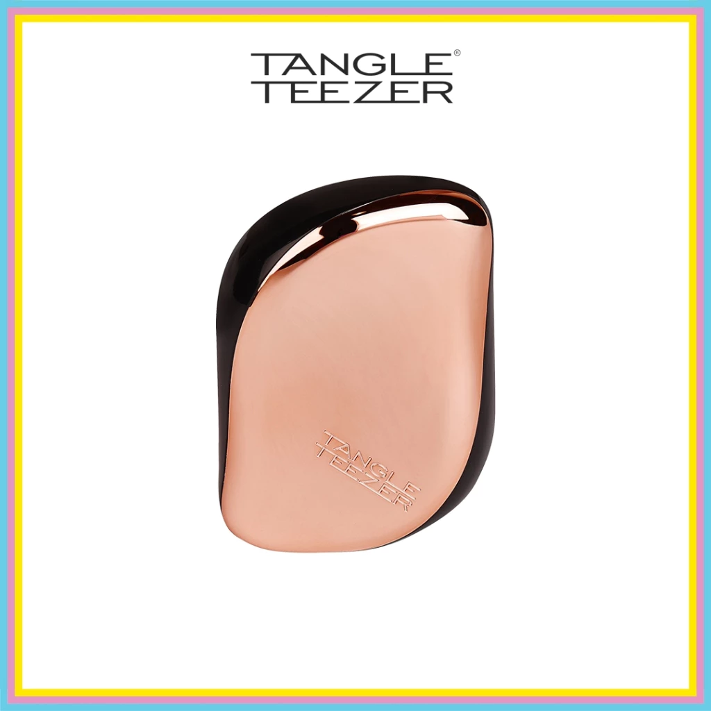 TANGLE TEEZER หวี แทงเกิ้ล ทีเซอร์ COMPACT STYLER ROSE GOLD BLACK