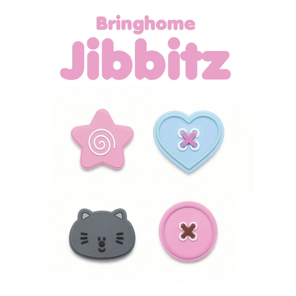Bringhome jibbitz ซิลิโคน ตัวติดรองเท้า crocs