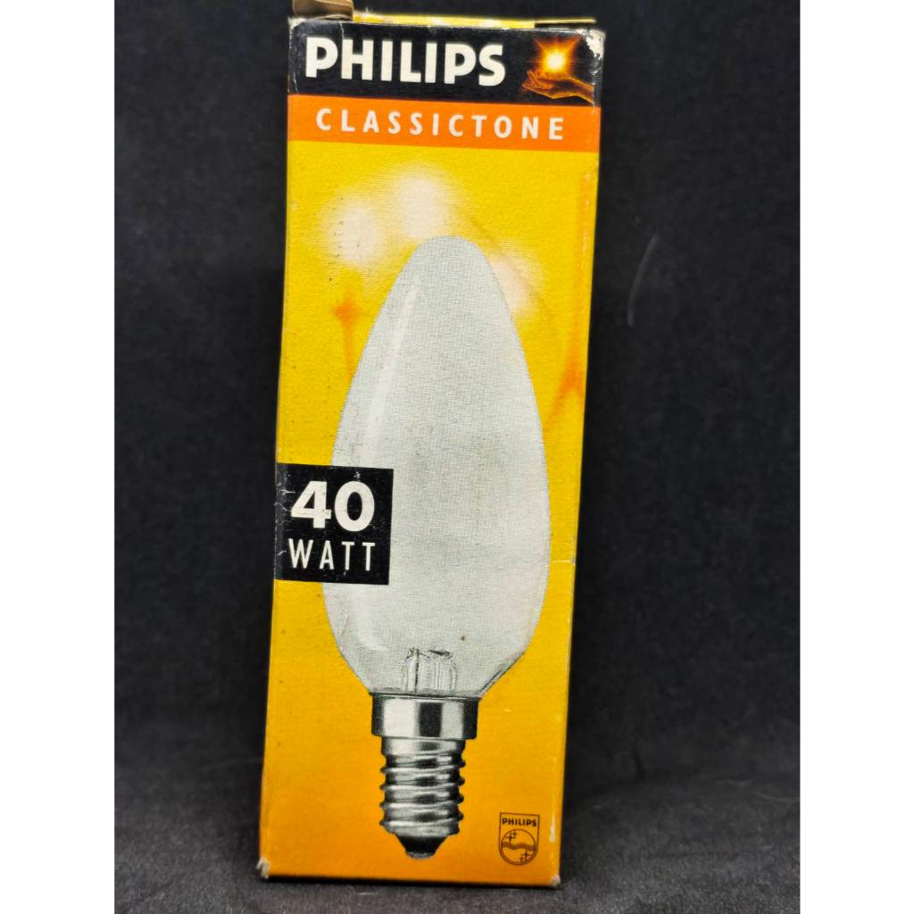 PHILIPS หลอดจำปา ขั้ว E14 กำลังไฟ 40 วัตต์